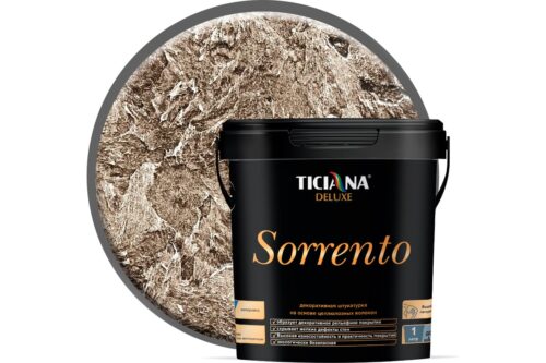 Штукатурка с волокнами Ticiana DeLuxe Sorrento 0.9 л 4300008167