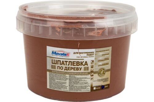 Шпаклевка по дереву (0.8 кг; орех темный) Movatex Т16169