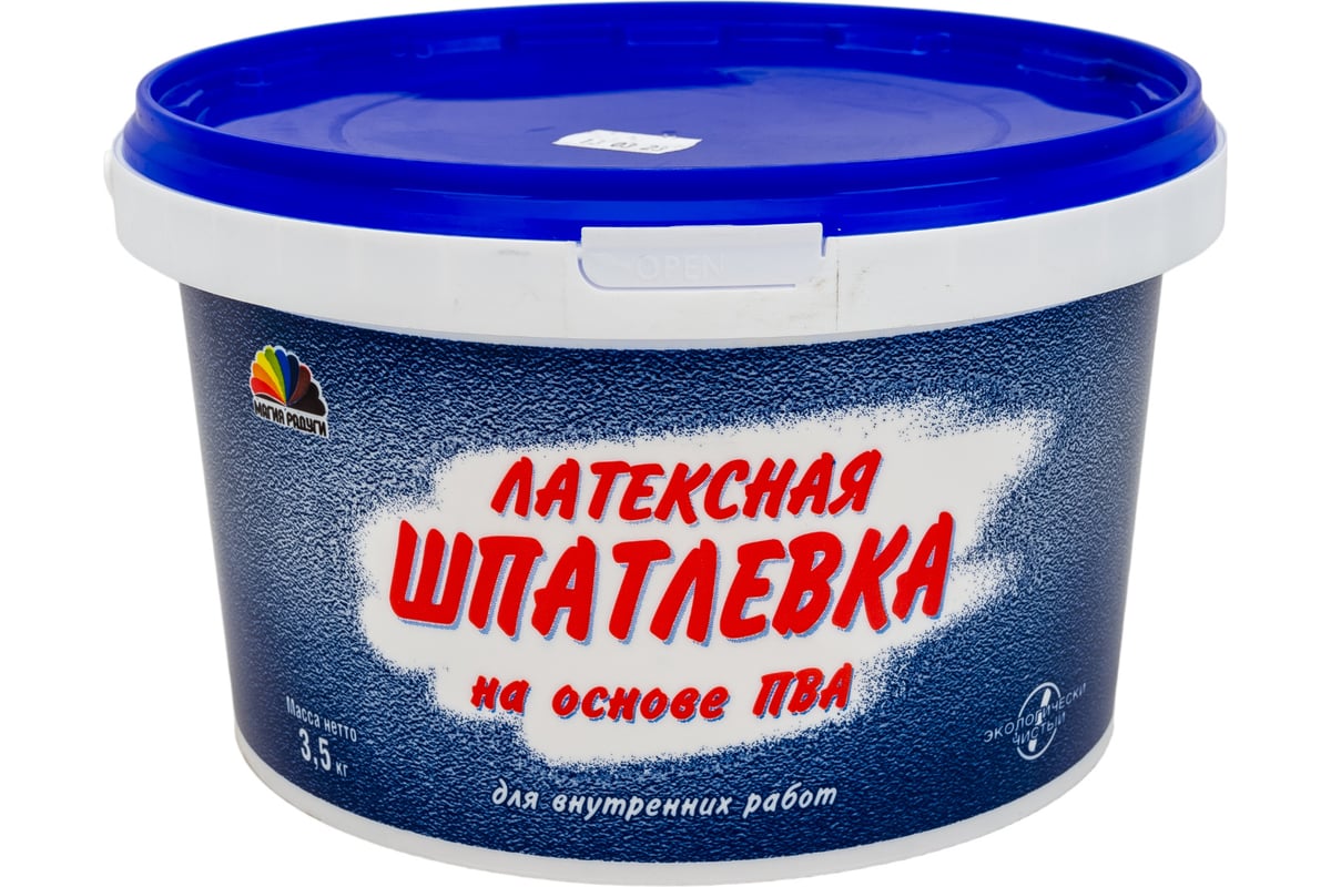 Шпатлевка латексная на основе ПВА 3.5 кг Радуга 1 11940 — изображение 3