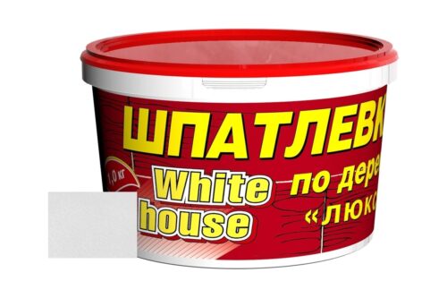 Шпатлевка White House по дереву (белая; 1 кг) 12857