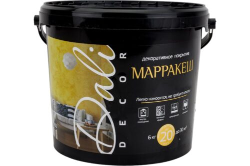 ШТУКАТУРКА ДЕКОР DALI-DECOR МАРРАКЕШ 6 КГ 39980