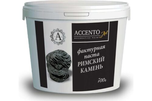 Фактурная паста AccentO ART Римский камень, 5-7 мм, 0,7кг 30773