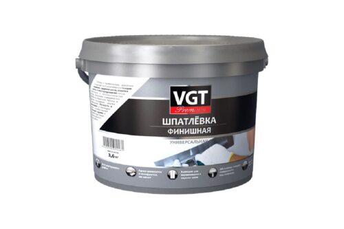 Шпатлевка акриловая финишная VGT премиум 1,7 кг 11612079