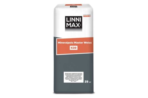Шпатлевка LINNIMAX LX Mineralputz Master Weiss R20 25 кг 746100015