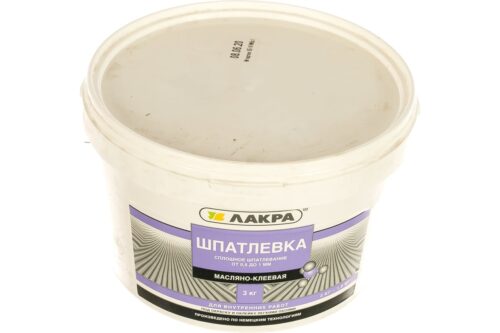 Шпатлевка масляно-клеевая 3 кг Лакра 90000969330