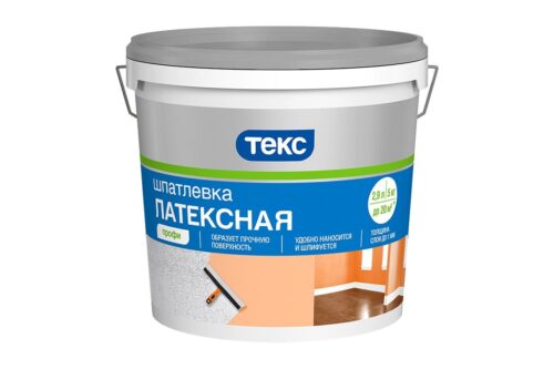 Шпаклевка латексная 5 кг ТЕКС ПРОФИ тов-023459