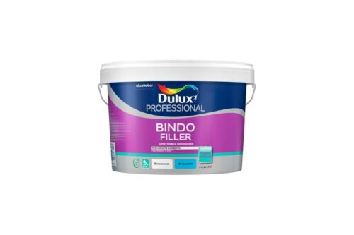Финишная колеруемая безусадочная шпаклевка DULUX BINDO FILLER под покраску и обои 5 кг 5319758