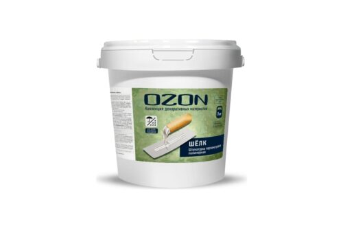 Штукатурка декоративная полимерная Шелк 3 кг OZON ШЛК-3
