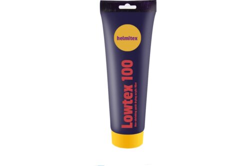 Низкоусадочная полимерная паста шпатлёвка Lowtex Helmitex, туба 400 мл (520 г) 6429830025016