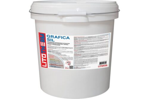Декоративная штукатурка LITOTHERM Grafica Sil 1.5 мм 25 кг пастельные тона LITOKOL 428440003