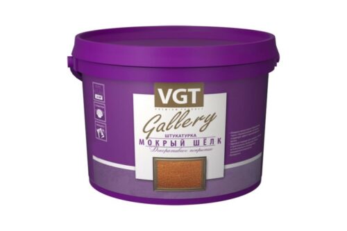 Штукатурка декоративная "Мокрый шелк" база золото №21 1 кг VGT 11607604