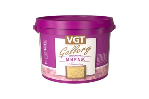 Декоративная штукатурка VGT GALLERY МИРАЖ (1 кг; матовая; со спец. стеклянными микрошариками) 27346 11607734