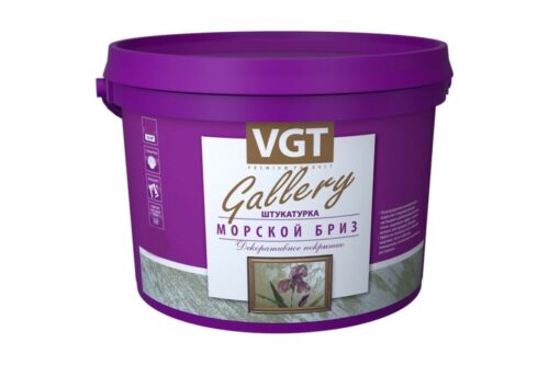 Штукатурка декоративная "Морской бриз" база жемчуг МВ-102 1 кг VGT 11607606