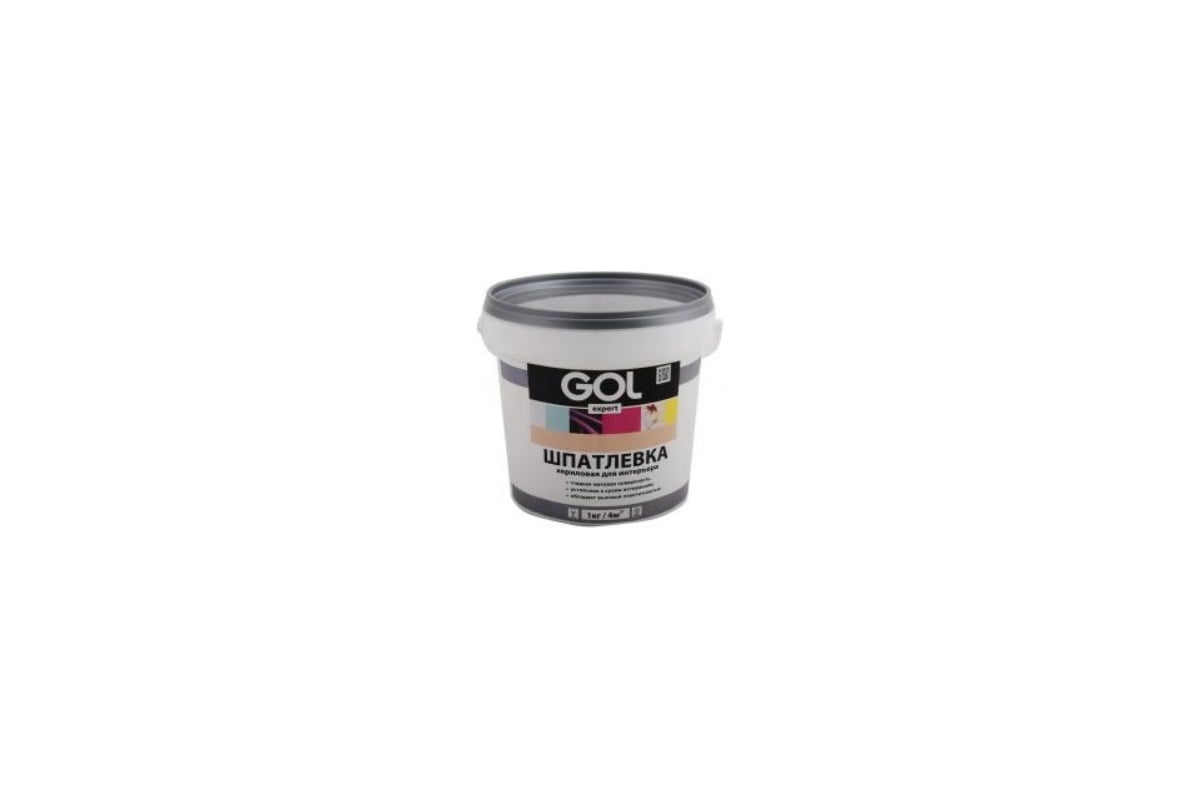 Шпатлевка акриловая Expert GOL Интерьерная 4.5 кг Palizh 11605744