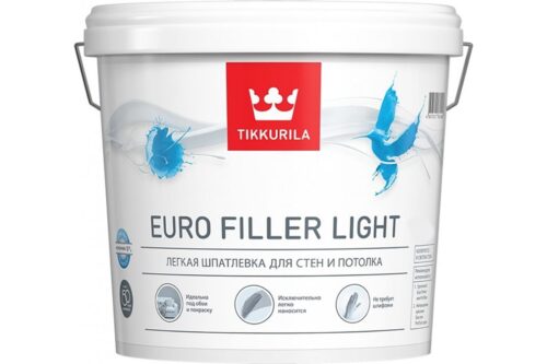 Шпаклевка легкая Евро Филлер лайт Kta 9 л Tikkurila 53830 700009482