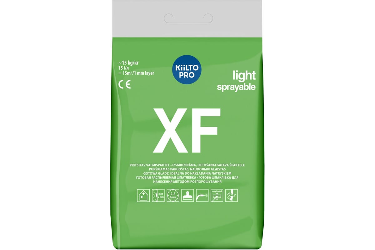 Готовая шпатлевка KIILTO XF 15 кг T2016.015