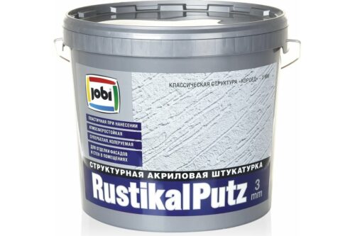Декоративная штукатурка JOBI RUSTIKALPUTZ (3 мм; 16 кг) 25913