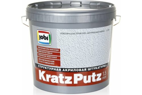 Декоративная штукатурка JOBI KRATZPUTZ (1.5 мм; 16 кг) 23539