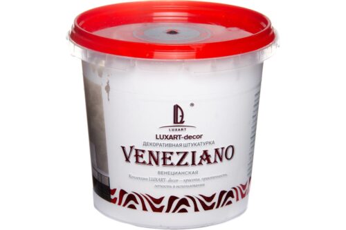 Декоративная штукатурка Luxart Венеция Decor Veneziano белая, 1 кг LDZ01BV0010