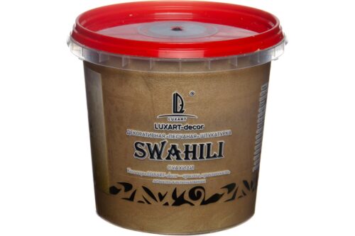 Декоративная штукатурка Luxart Песчаное покрытие Decor Swahili теплое золото, 1 кг LDW03BV0010
