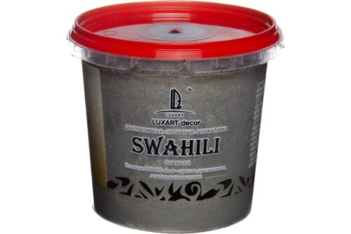 Декоративная штукатурка Luxart Песчаное покрытие Decor Swahili белое золото, 1 кг LDW01BV0010