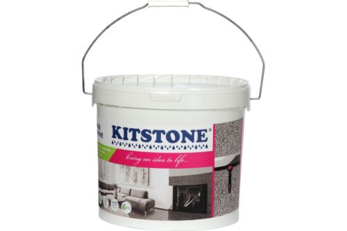 Камешковая штукатурка Kitstone Pebble Creative в комплекте 3 банки: каменная крошка, А 650 гр, В 350 гр, цвет Atlantica 2020207