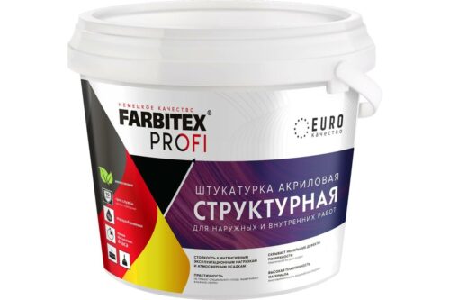 Структурная штукатурка Farbitex 25 кг 4300009590