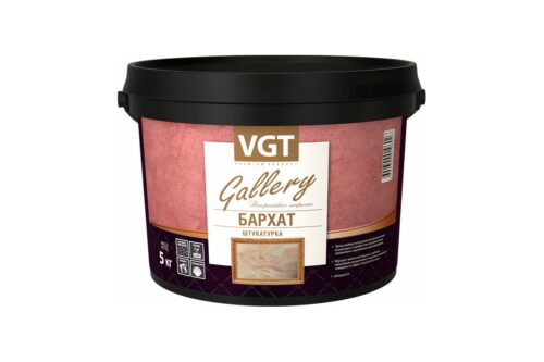 Декоративная штукатурка VGT Бархат серебристо-белая база, 3.9 л, 5 кг 11607728