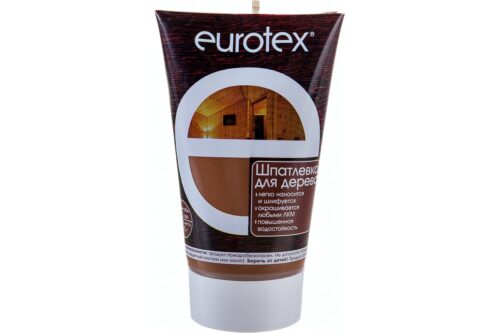 ШПАТЛЕВКА ПО ДЕРЕВУ Eurotex ОРЕХ 0,225 КГ 53345