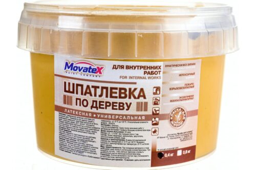Шпаклевка по дереву (0.4 кг; дуб) Movatex Т09811