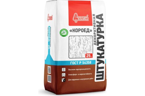 Декоративная штукатурка Старатели Короед 1 мм 25 кг 3277/5380