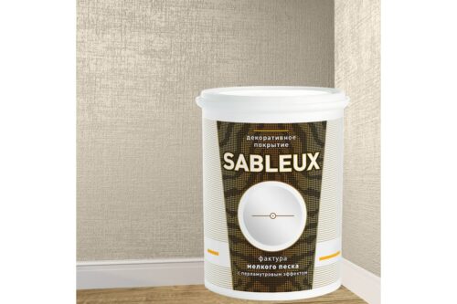 Декоративное покрытие L’impression Sableux 2.5 л, с фактурой мелкого плотного перламутрового песка цвет Бежевый 32102 US26VAX56H