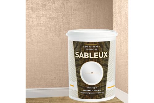 Декоративное покрытие L’impression Sableux 2.5 л, с фактурой мелкого плотного перламутрового песка цвет Светло розовый 32074 GUYPRC8HKK