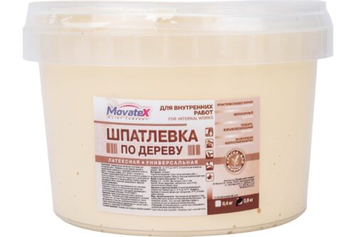 Шпаклевка по дереву (0.8 кг; сосна) Movatex Т02356