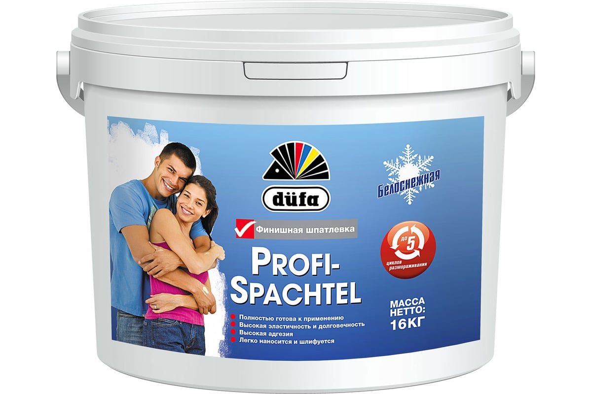 Финишная шпатлевка Dufa PROFI-SPAСHTEL 16 кг Н0000004501