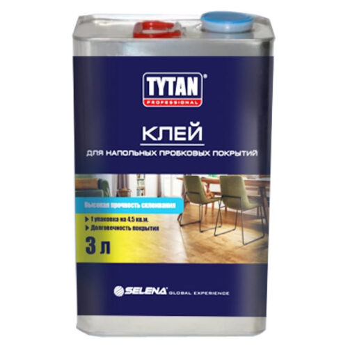 Клей для напольных пробковых покрытий Tytan Professional 3 л