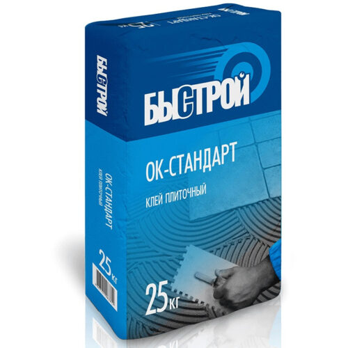 Клей плиточный Быстрой ОК-стандарт 25 кг