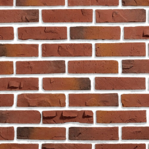 Кирпич декоративный Kamrock Клинкерный кирпич 34190 бежево-красный