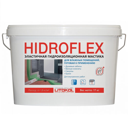 Мастика гидроизоляционная Litokol Hidroflex 17 кг