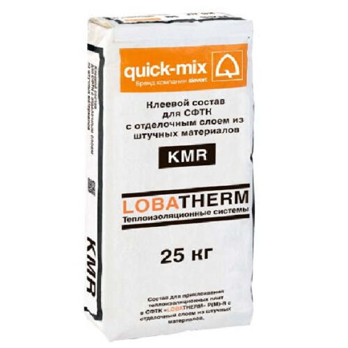 Состав клеевой для утеплителя Quick-Mix для СФТК  серый 25 кг