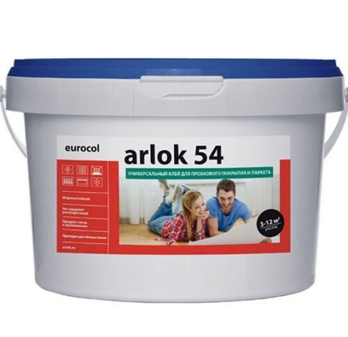 Клей универсальный для пробкового покрытия и паркета Forbo Eurocol Arlok 54 5 кг