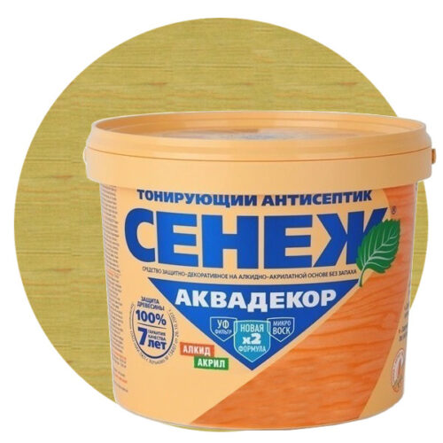 Антисептик тонирующий Сенеж Аквадекор 115 Папоротник 0,9 кг
