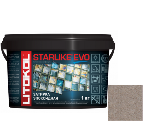 Затирка эпоксидная для швов Litokol Starlike Evo S.225 Tabacco 1 кг