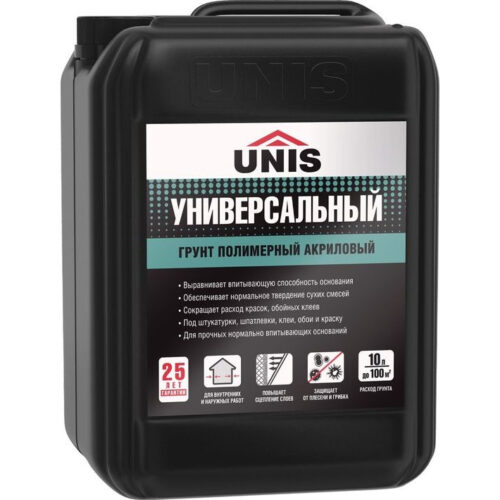 Грунтовка Unis универсальная 10 л