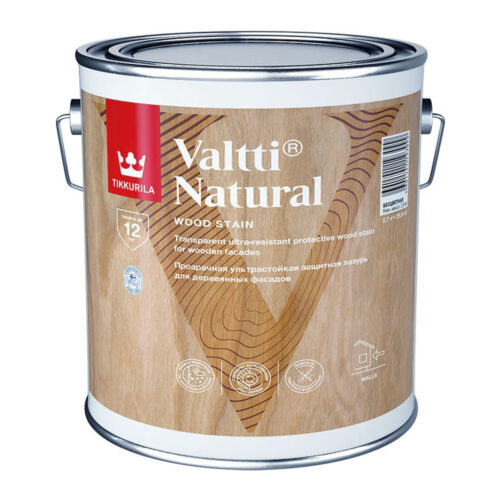 Лазурь фасадная Tikkurila Valtti Natural 700011548 полуглянцевая 2,7 л