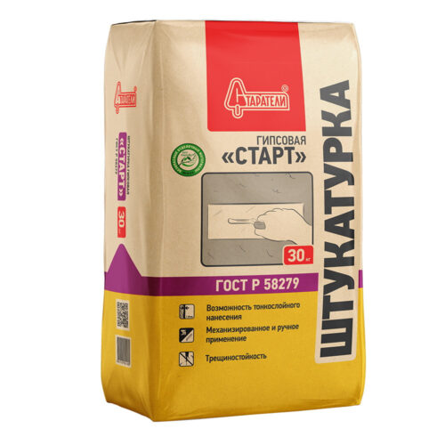 Штукатурка гипсовая Старатели Старт 30 кг