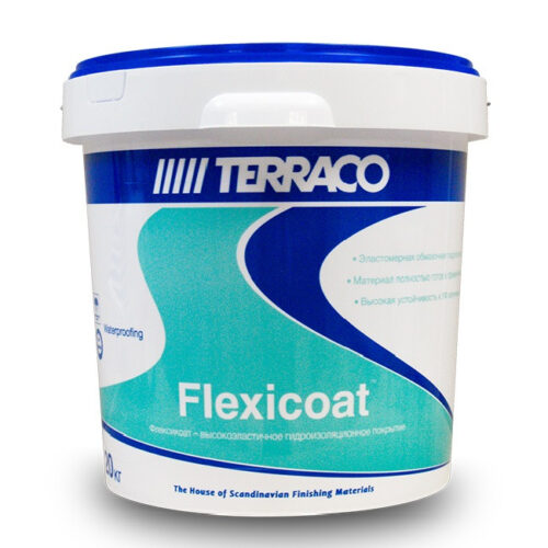 Гидроизоляция акриловая Terraco Flexicoat 20 кг