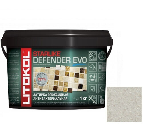 Затирка эпоксидная для швов Litokol Starlike Defender Evo S.210 Greige 1 кг