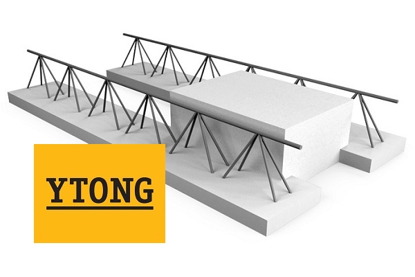 Перекрытие бетонная балка YTONG (ISTKULT) пролёт до 7м + газобетонный T-блок YTONG (ISTKULT) D500