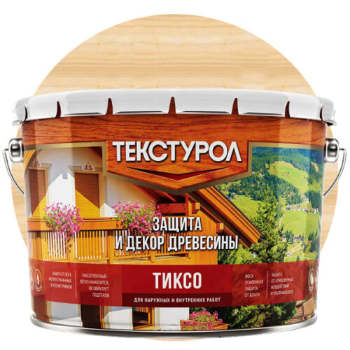 Средство для защиты древесины Текстурол Тиксо бесцветный 10 л